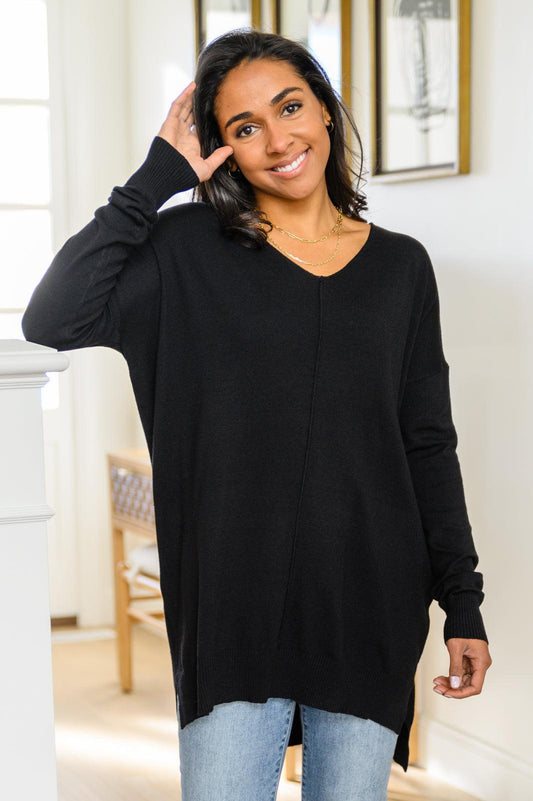Red Carpet Tunic Top In Black-Womens-Hope Boutique &amp; Apparel