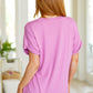 Absolute Favorite V-Neck Top in Orchid