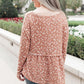 All About Flowers Top In Ginger-Womens-Hope Boutique &amp; Apparel