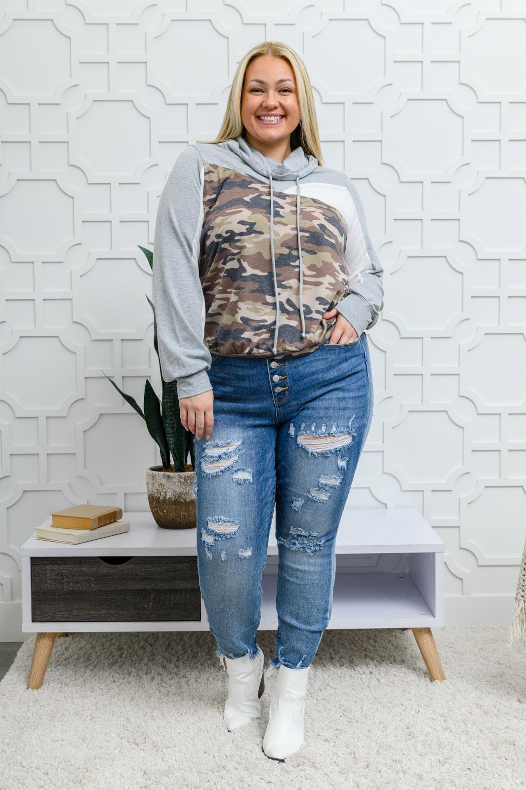 All About Adventure Top in Camo-Womens-Hope Boutique &amp; Apparel