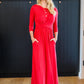 Bri Maxi Dress in Burgundy-Womens-Hope Boutique &amp; Apparel