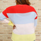 Bright Striped Knit Sweater-Womens-Hope Boutique &amp; Apparel