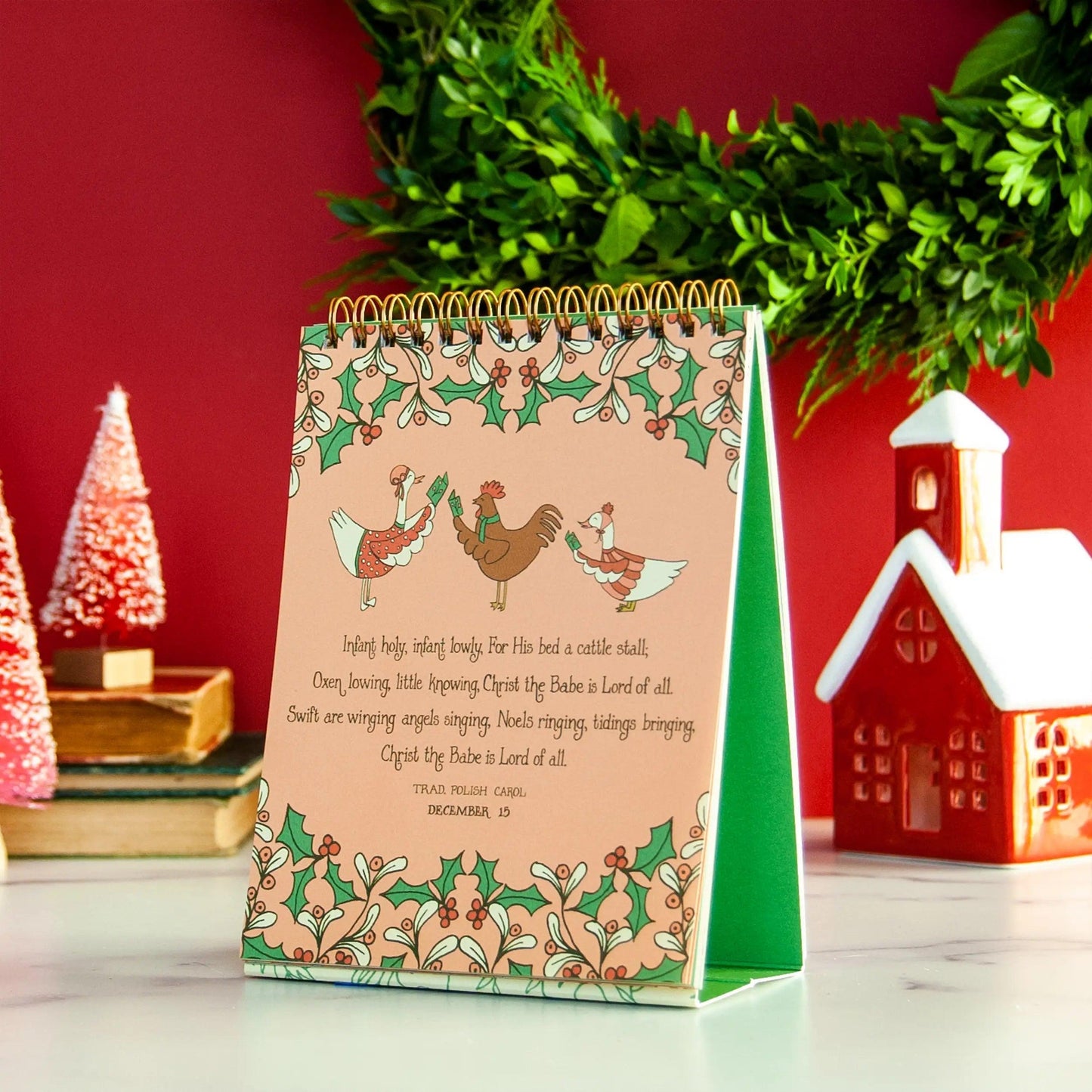 Christmas Carols Calendar-Home Decor-Hope Boutique &amp; Apparel
