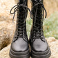 Fresh Feels Combat Boots In Black-Womens-Hope Boutique &amp; Apparel