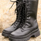 Fresh Feels Combat Boots In Black-Womens-Hope Boutique &amp; Apparel