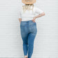 High Waist Slim Fit Jeans-Womens denim-Hope Boutique &amp; Apparel