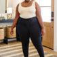 Hilary Side Fringe Skinny Jegging In Black-Womens denim-Hope Boutique &amp; Apparel