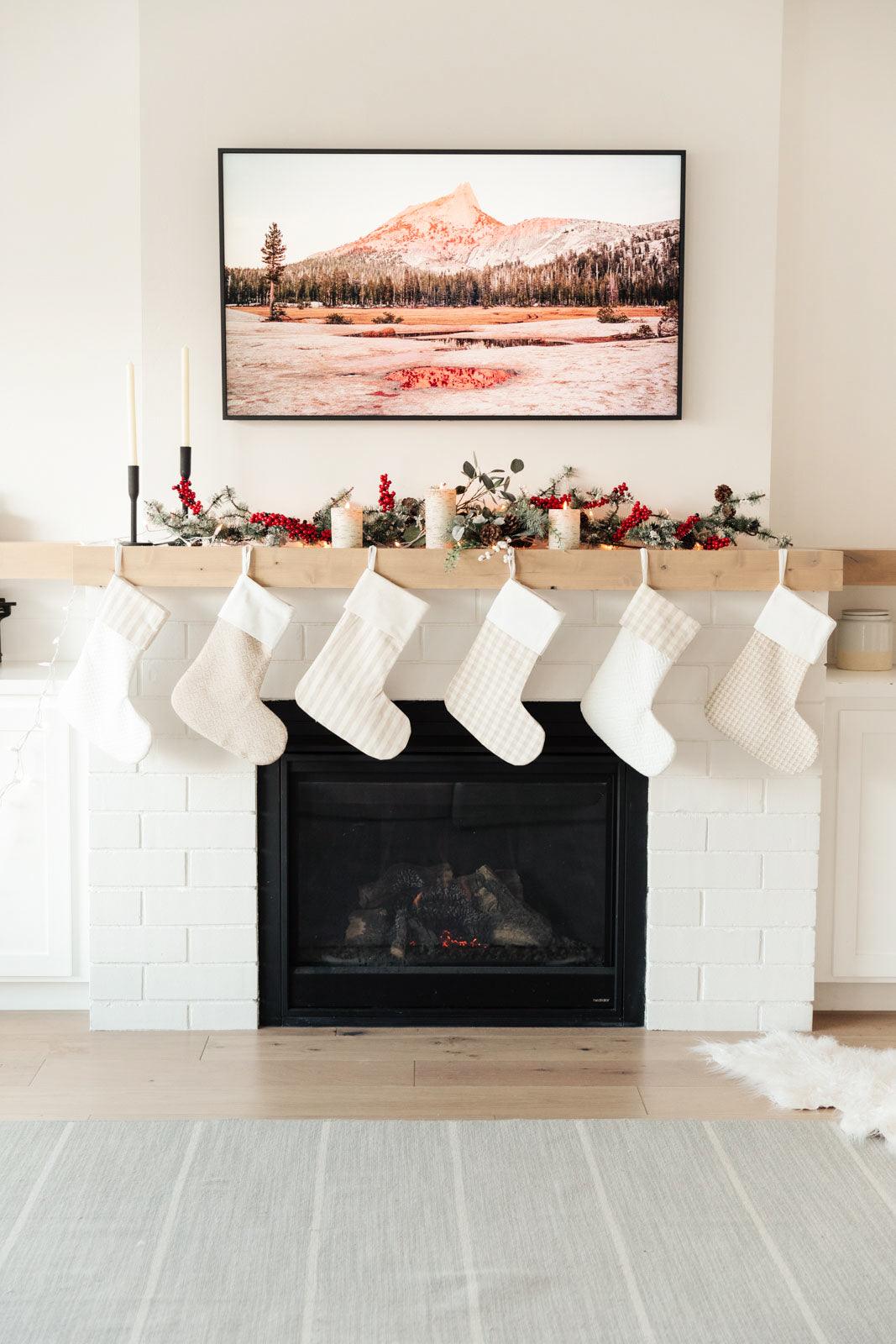 Holiday Chic Stocking-Home Decor-Hope Boutique &amp; Apparel