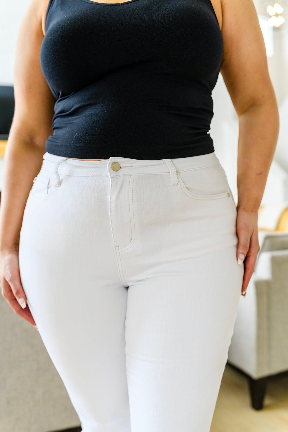Lauren Hi-Waisted White Skinny Jeans - Hope Boutique & Apparel