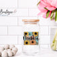 Mystery Glass Can Cup with Bamboo Lid-Hope Boutique &amp; Apparel