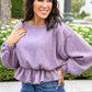 Purple Ribbons Top-Womens-Hope Boutique &amp; Apparel