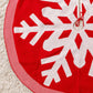Snowflake Knit Tree Skirt-Home Decor-Hope Boutique &amp; Apparel