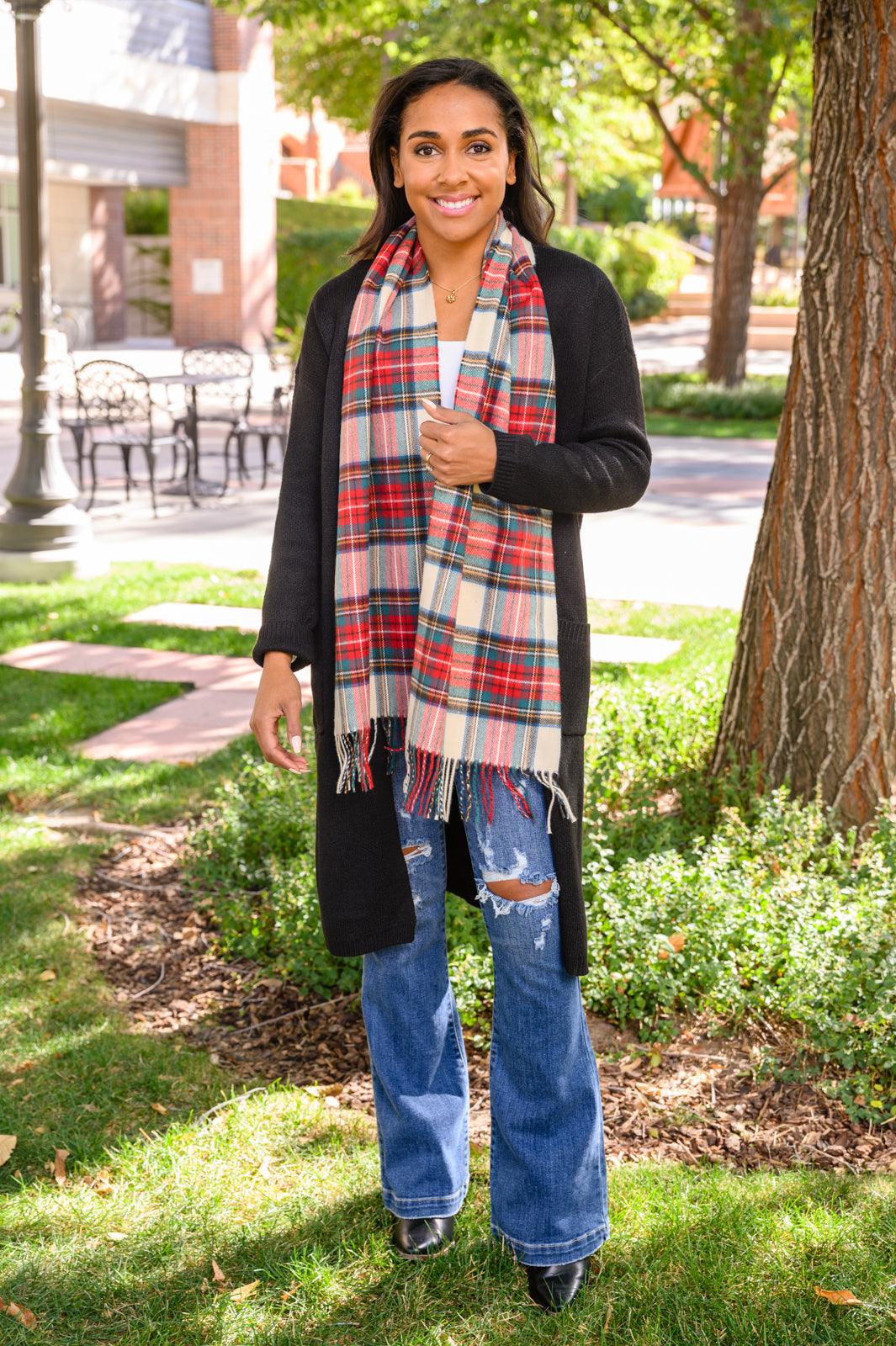 Soft As Can Be Traditional Plaid Scarf-Womens-Hope Boutique &amp; Apparel