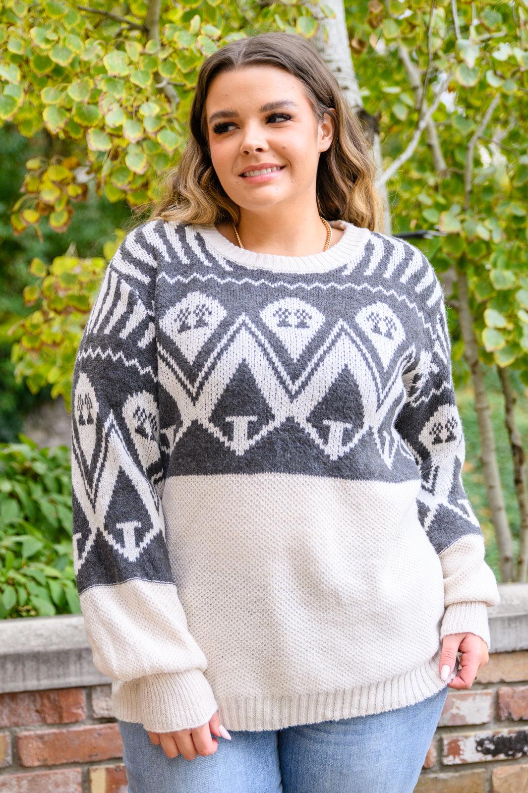 Summit Sweater In Charcoal-Womens-Hope Boutique &amp; Apparel