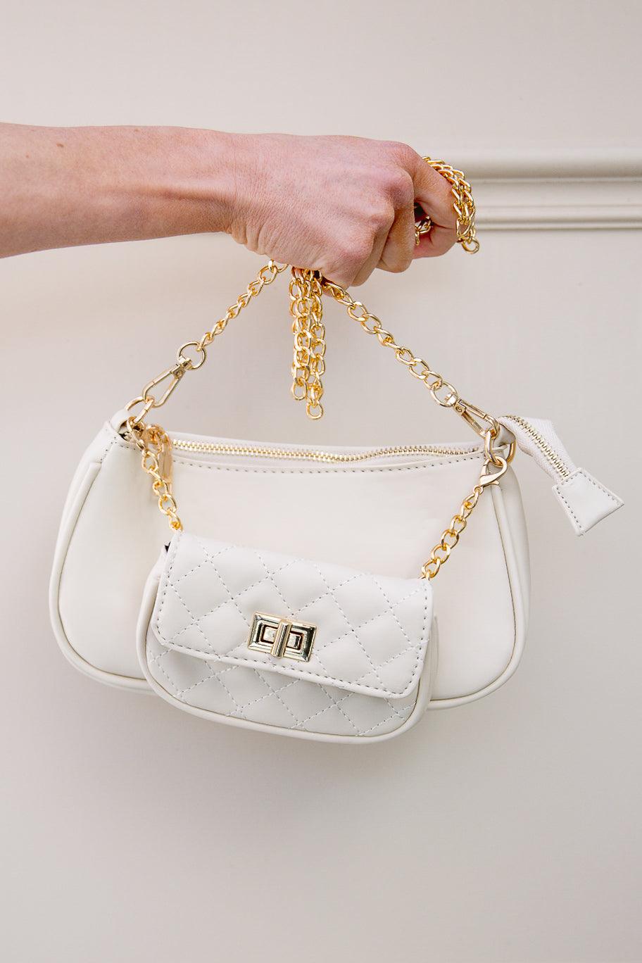 Willa Crossbody Bag In Ivory-Womens-Hope Boutique &amp; Apparel