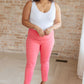 Magic Ankle Crop Skinny Pants in Spring Strawberry